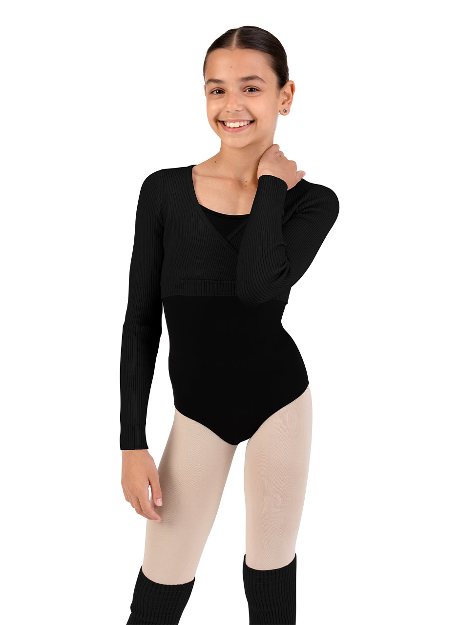 Bloch Girls Fixed Wrap Top - CZ30019