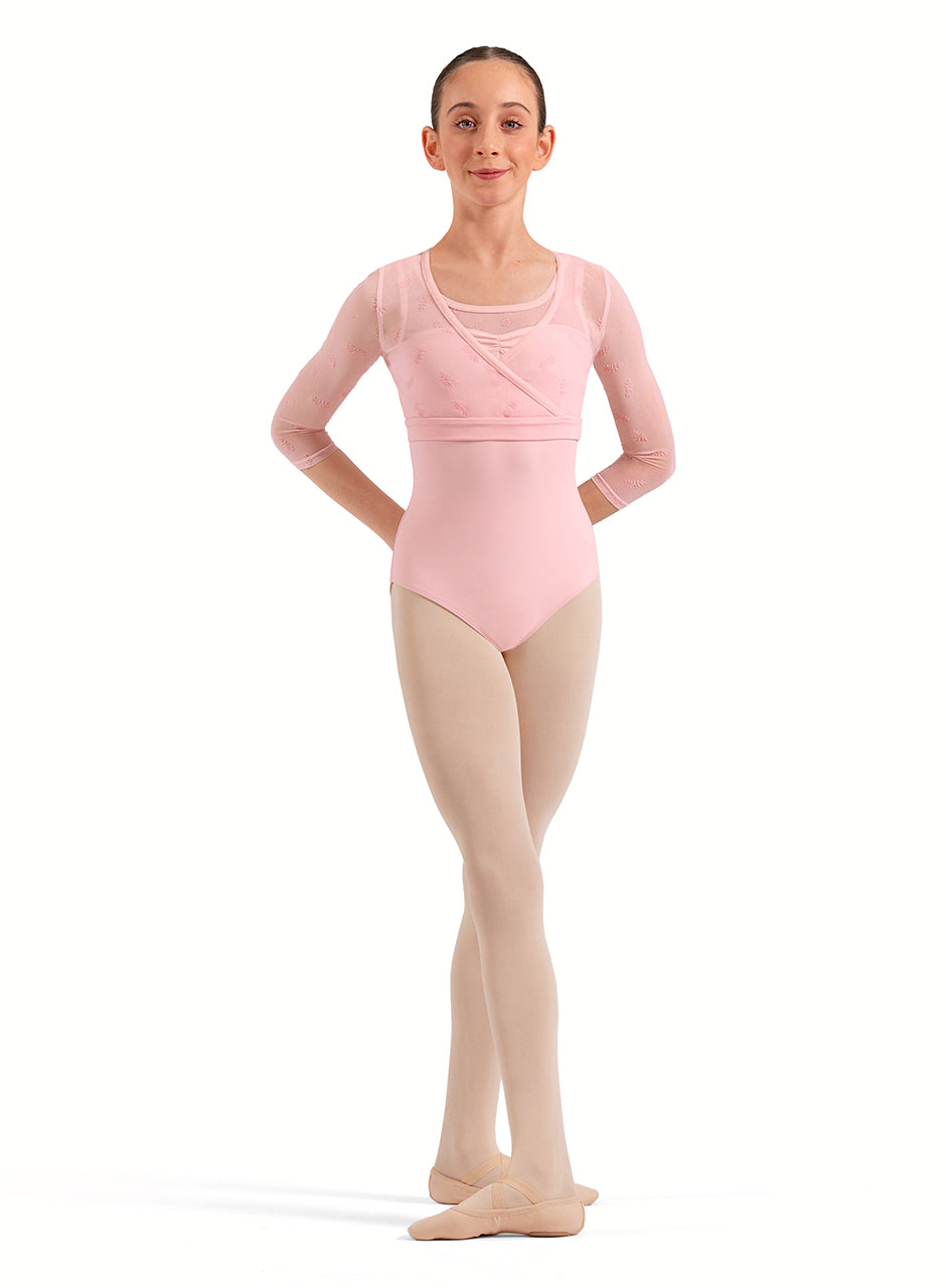 BLOCH 3/4 Sleeve Wrap Top CZ30035