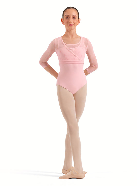 BLOCH 3/4 Sleeve Wrap Top CZ30035