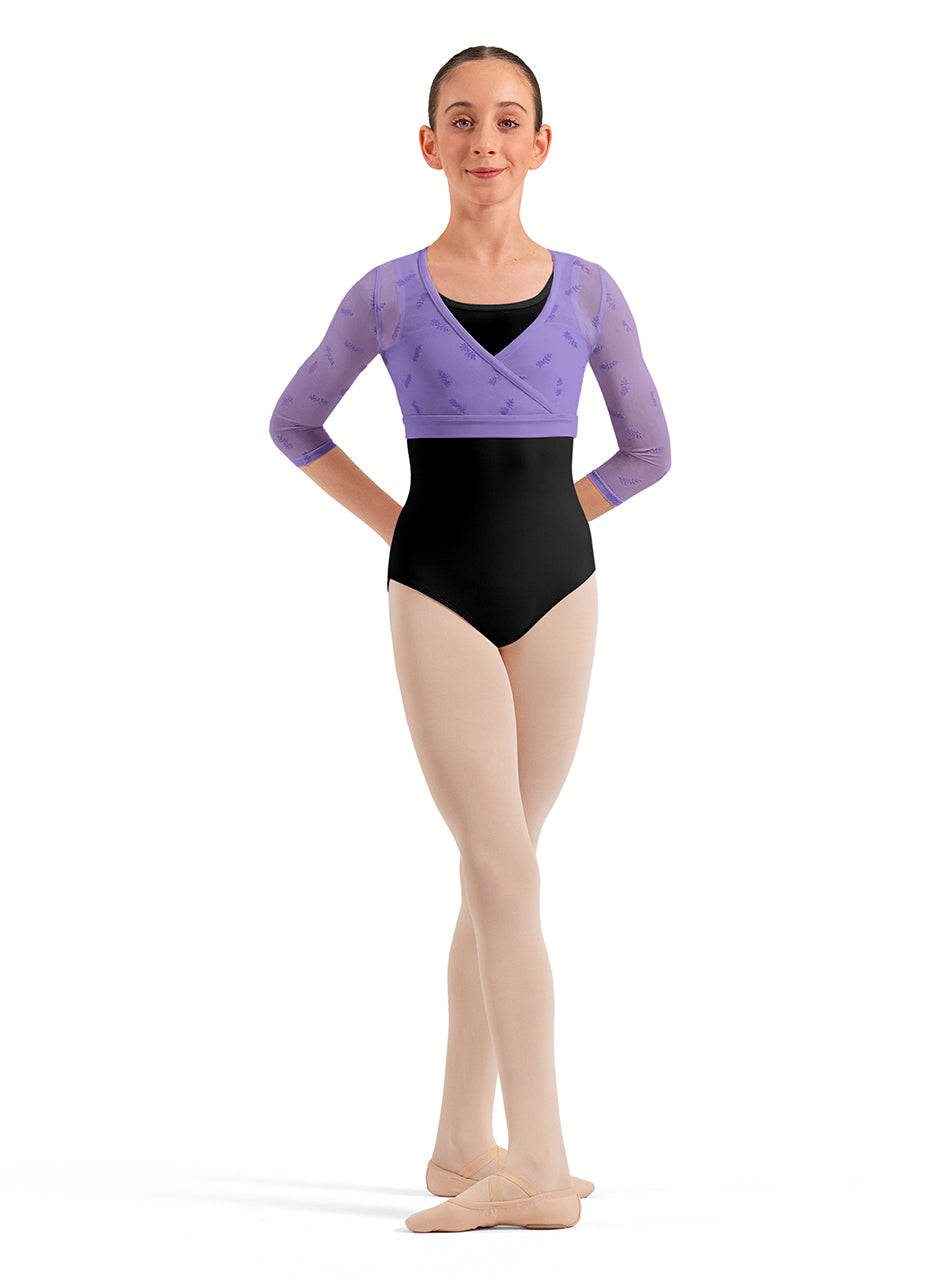 BLOCH 3/4 Sleeve Wrap Top CZ30035