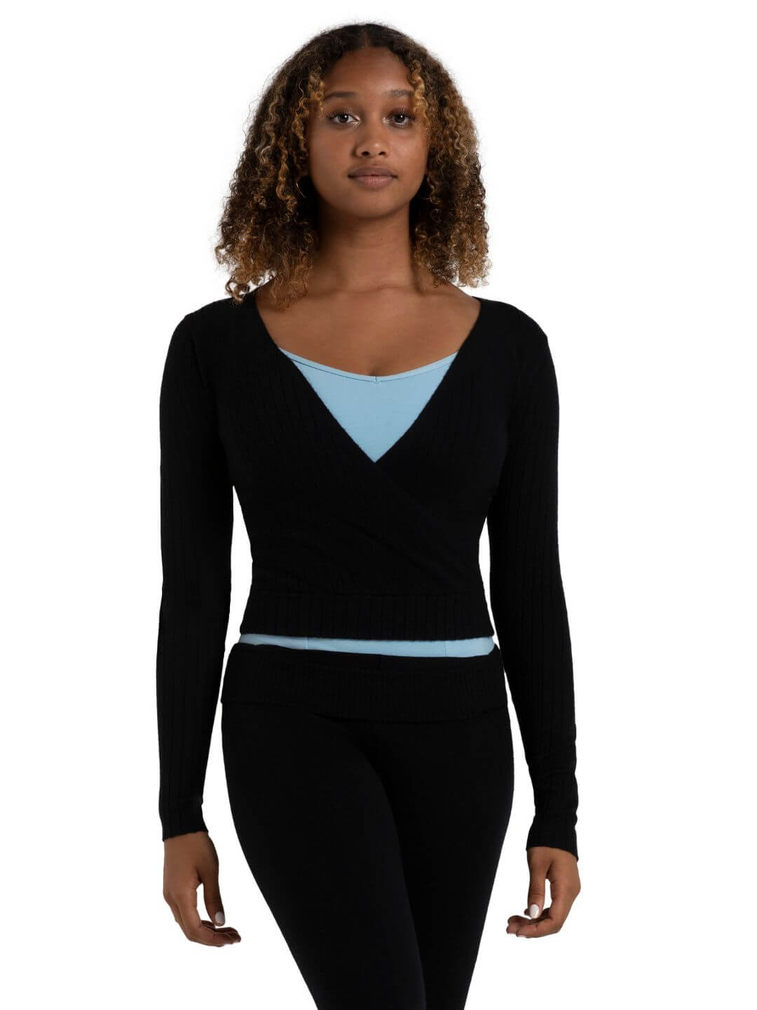 Capezio Ladies Harmonie Crossover Sweater - CK11002W, manufacturer photo