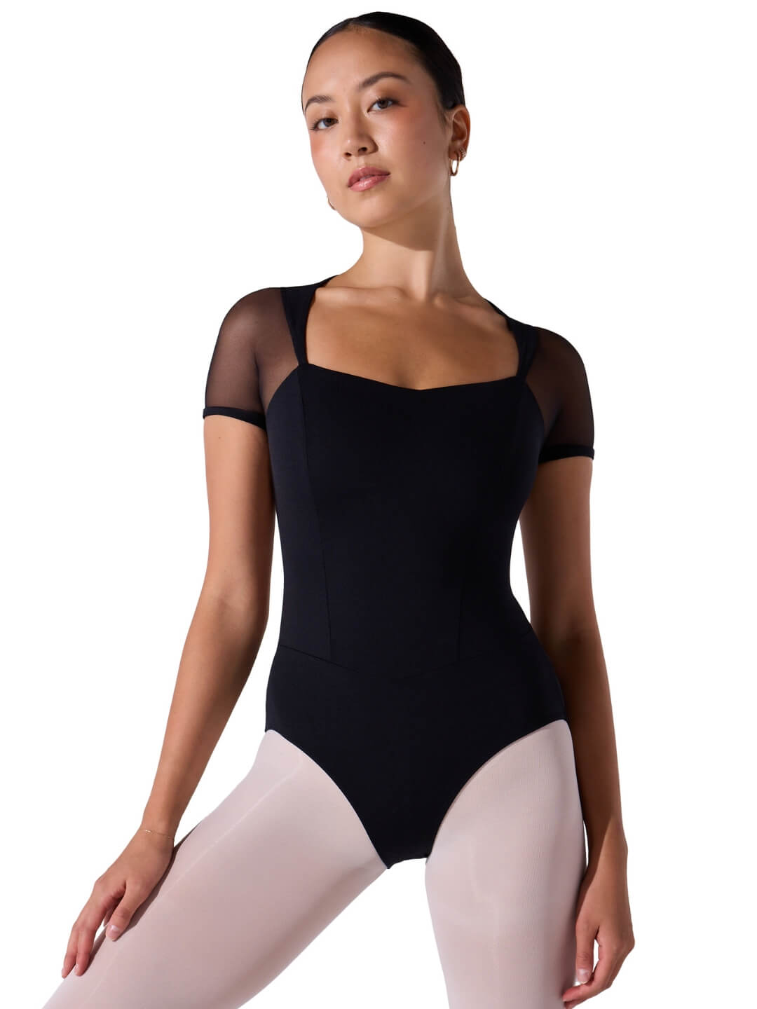 Capezio Soft Elegance Corset Short Sleeve Leotard - EL108W, manufacturer photo