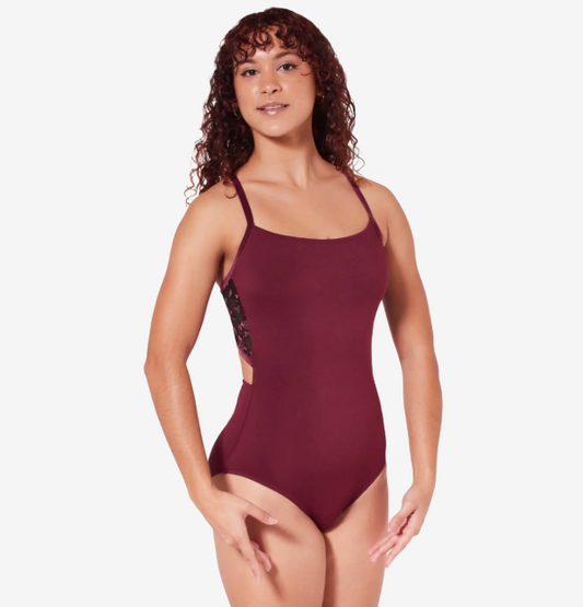 Capezio Ornate Romance Charisma Cami Criss Cross Back Leotard - F12400W