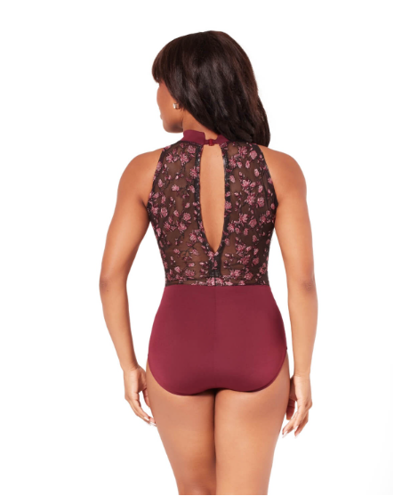 Capezio Ornate Romance Embellish High Neck Leotard - F12403W