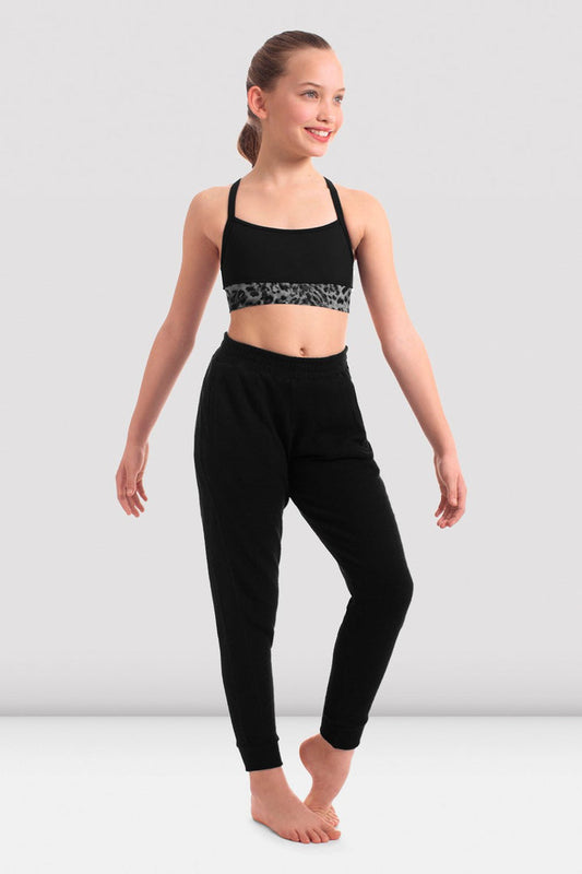 Bloch Loose Leg Track Pant - FP5079C - Black Front