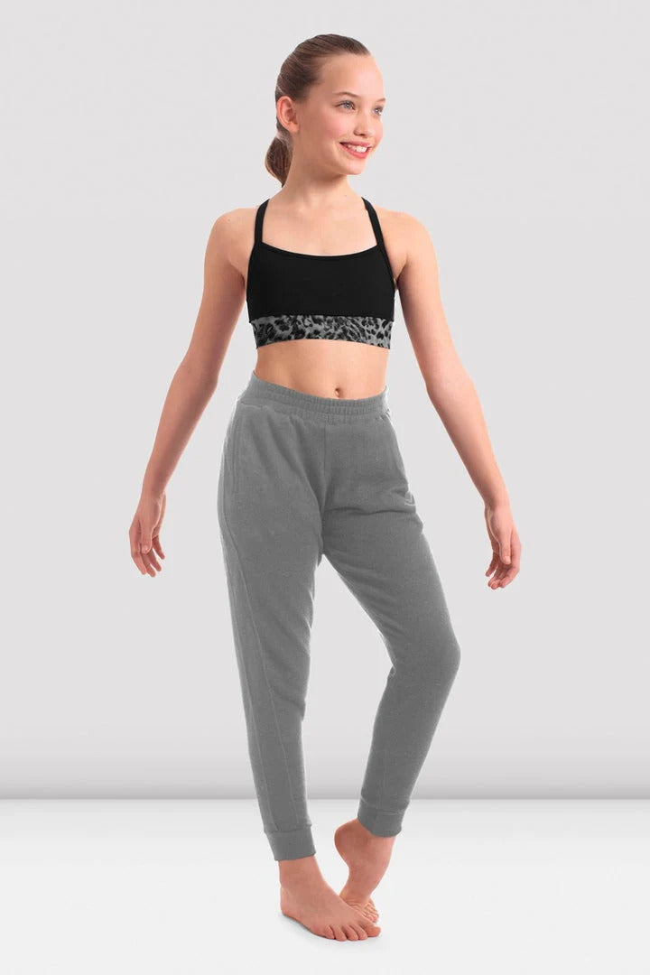 Bloch Loose Leg Track Pant - FP5079C - Grey Front