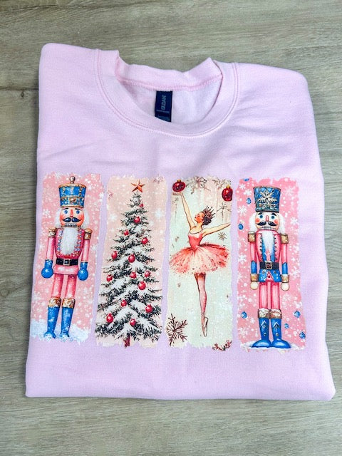 Retro Nutcracker Christmas Sweatshirt, Holiday Vibes Shirt