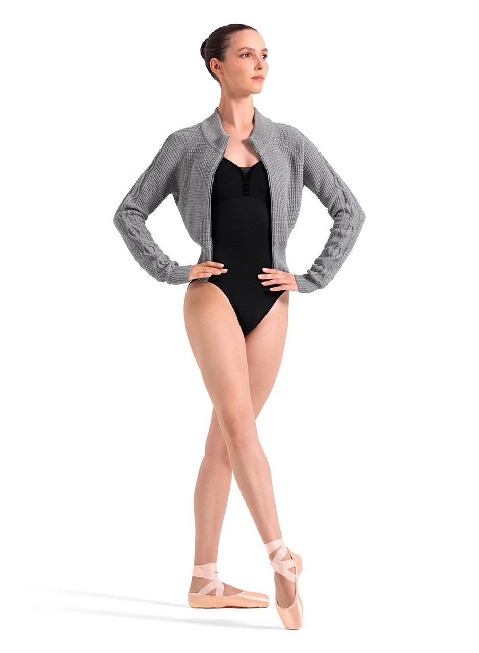 BLOCH Zip Front Knit Jacket J13004