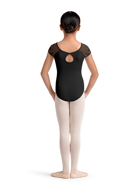 Mirella Keyhole Cap Sleeve Leotard - M20004C