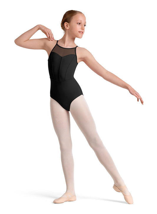 Mirella Child Keyhole Halter Leotard - M40002C