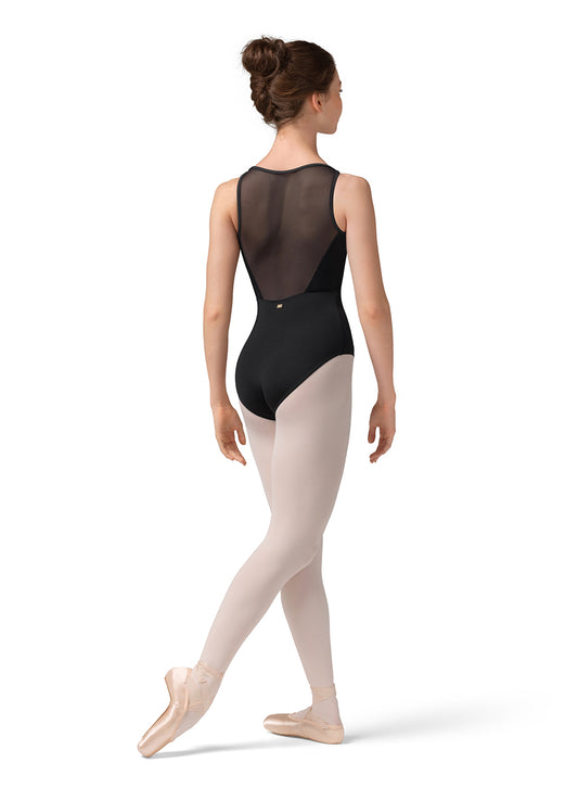 Mirella Child Boat Neck Mesh Back Leotard - M70002TM