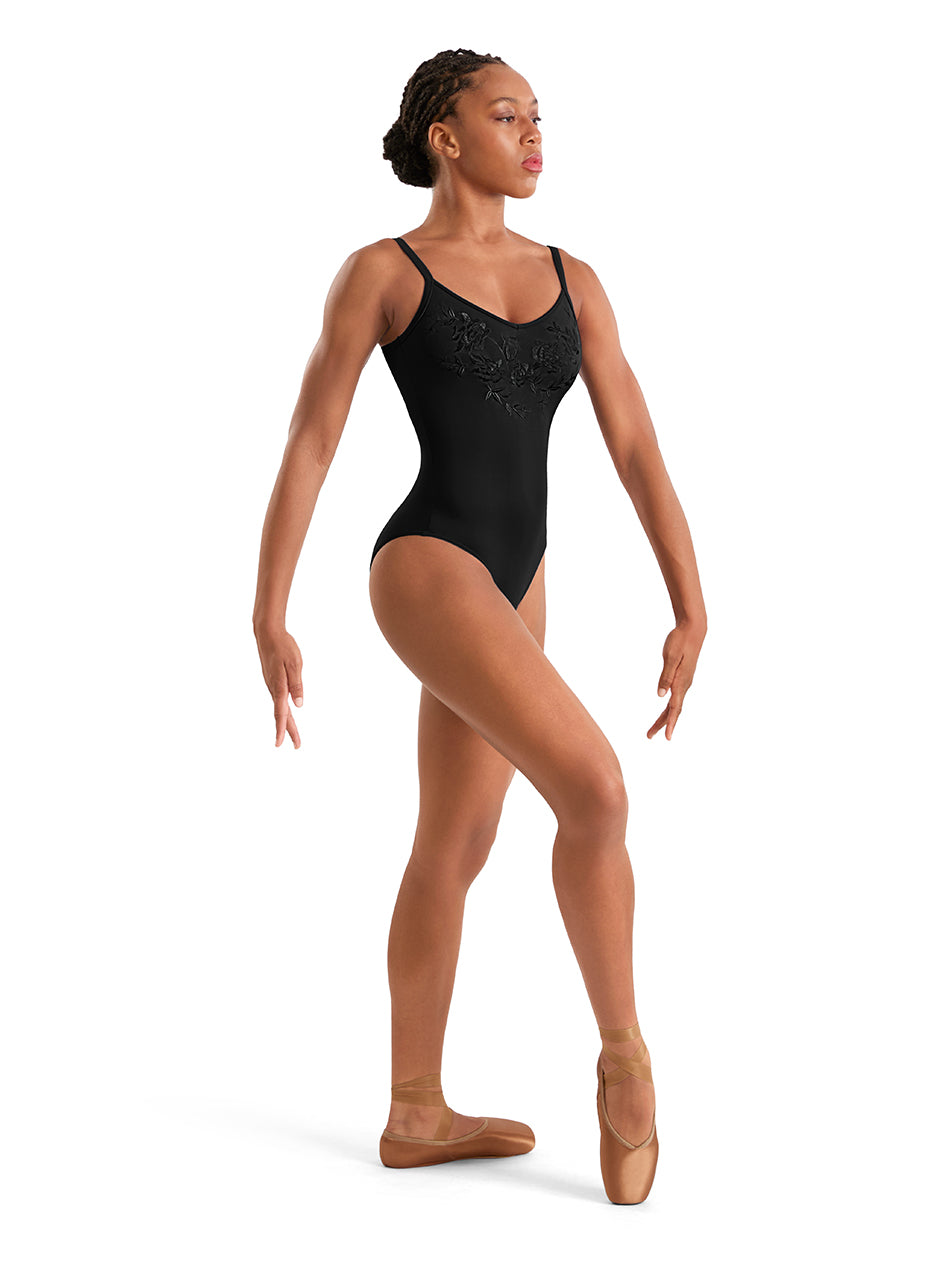 BLOCH Floral Embroidered Camisole Leotard M70008LM