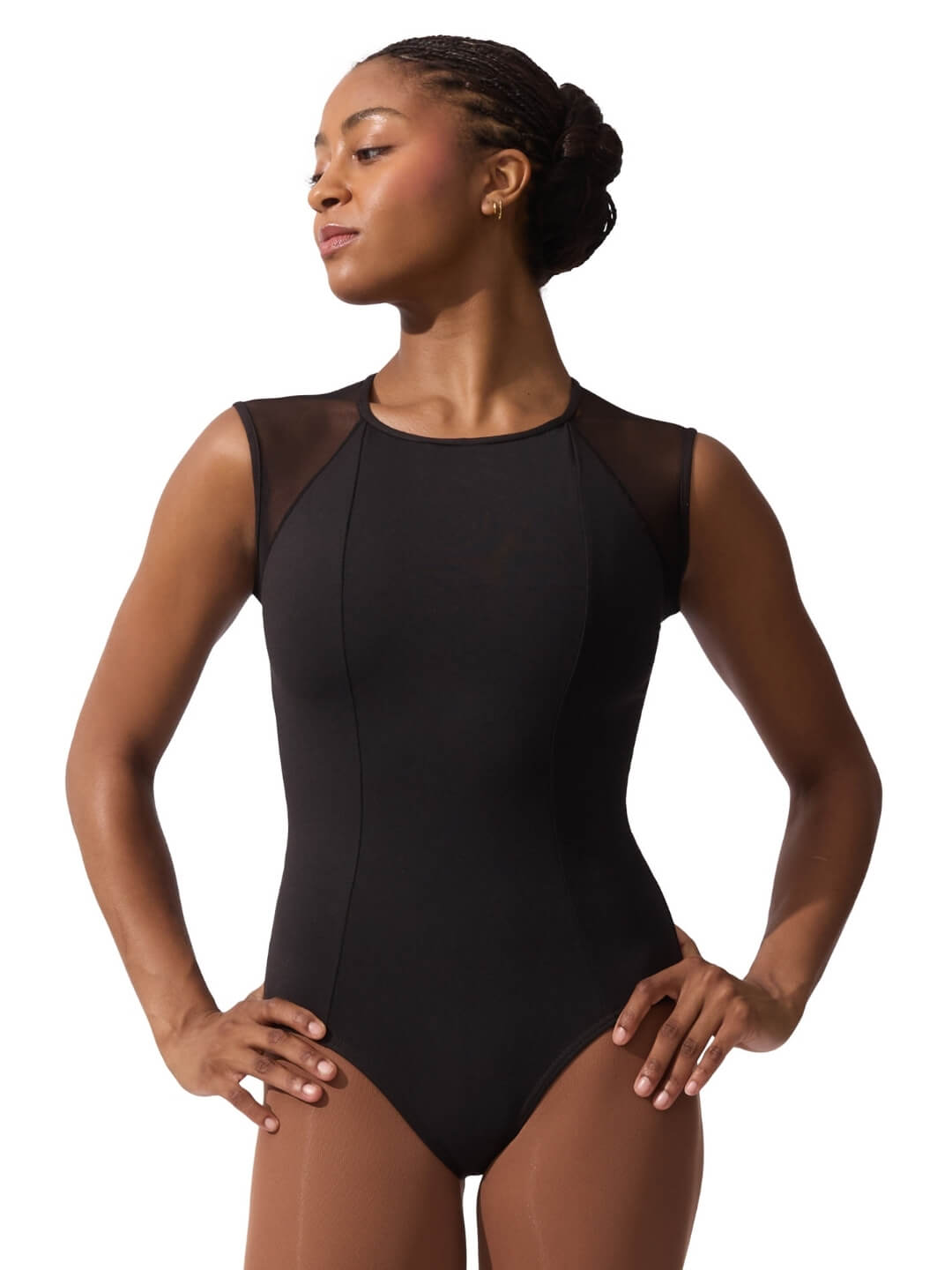 Capezio Raglan Sleeve High Neck Leotard - SE1076W, manufacturer photo