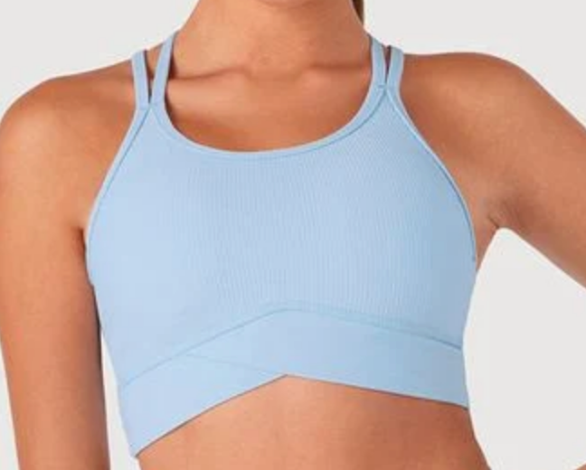 Bloch Girls Rib Striker Crop Top Z55772G