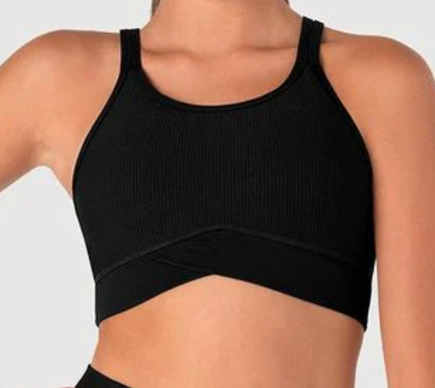 Bloch Girls Rib Striker Crop Top Z55772G