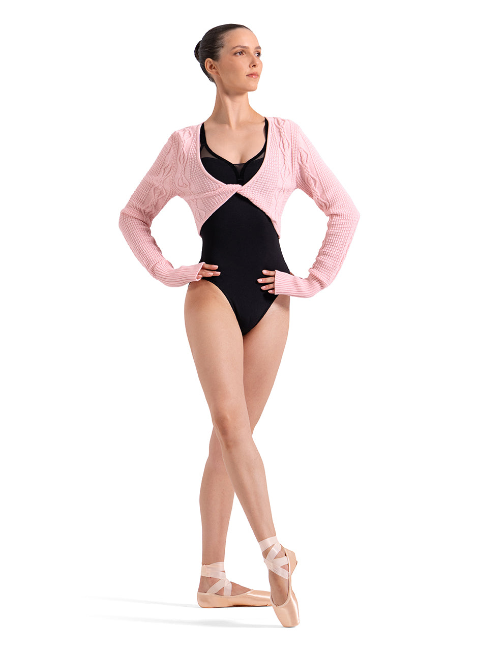 BLOCH Twist Front Knit Top Z30040