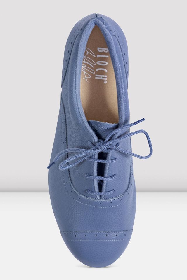 Bloch Jason Samuels Smith Sky Blue Pebble Leather tap shoes view 5