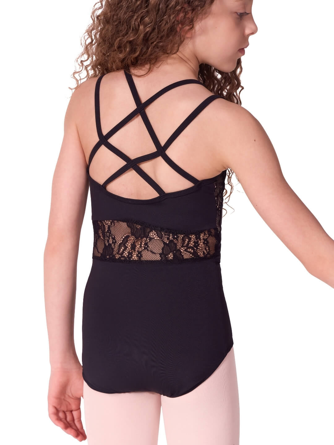 Capezio Soft Elegance Lace Camisole Leotard Tween - EL103T in capezio-soft-elegance-lace-camisole-leotard-el103t