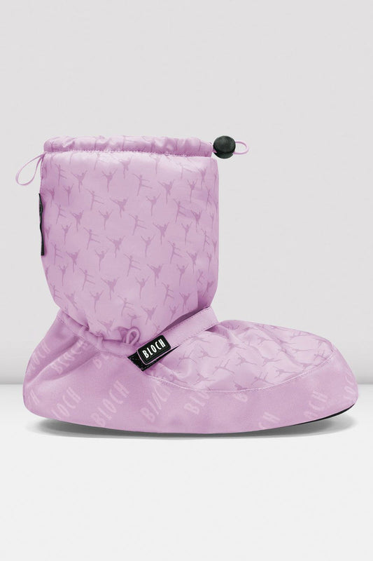 Bloch Kids Printed Warm-Up Bootie - IM009KBP in bloch-kids-printed-warm-up-bootie-im009kbp