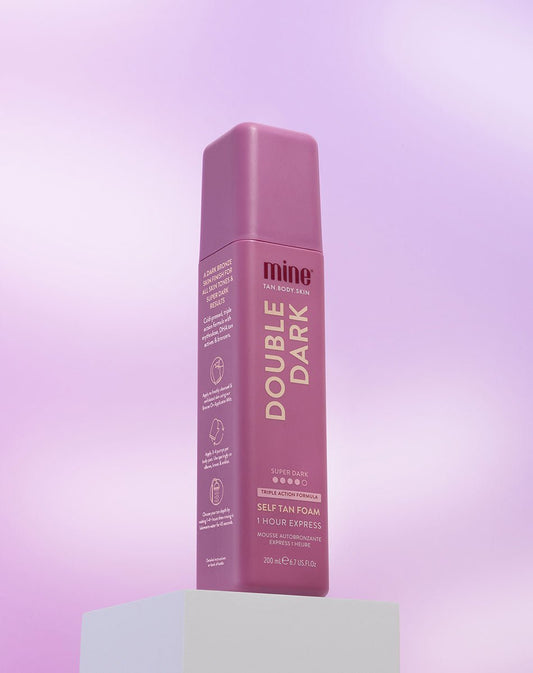 MineTan Double Dark Self Tan Foam, 200 ml
