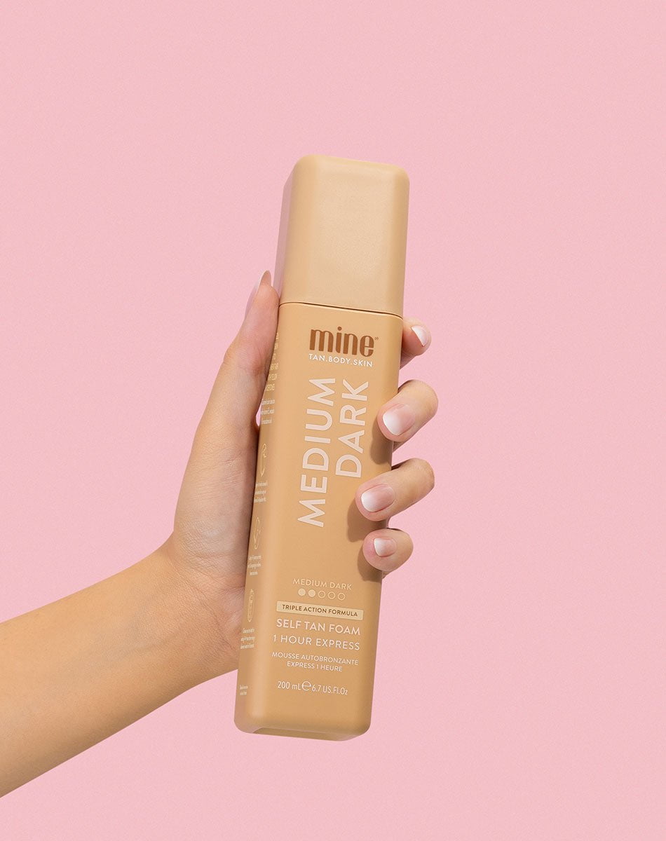 MineTan Medium Dark Self Tan Foam, 200 ml