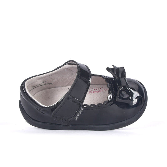 Pediped Betty Grip 'n' Go Mary Jane shoes in Black Patent