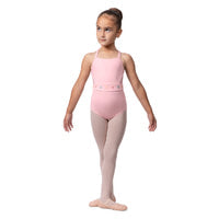 Bloch Scoop Neck Flower Leo - CL9667