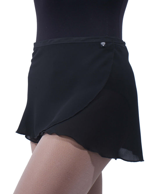 Jule Wrap Skirt: Black - WS37