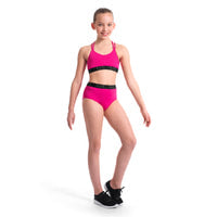 Bloch Logo Elastic Crop Top - FT5088C