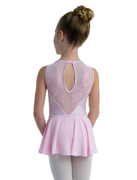 DANZNMOTION Coppelia Girls V-Neck Tank Dress - 21202C