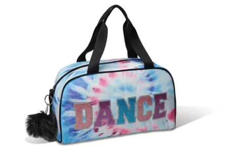 DANZNMOTION Swirl Tie-Dye Duffle Bag - B22503