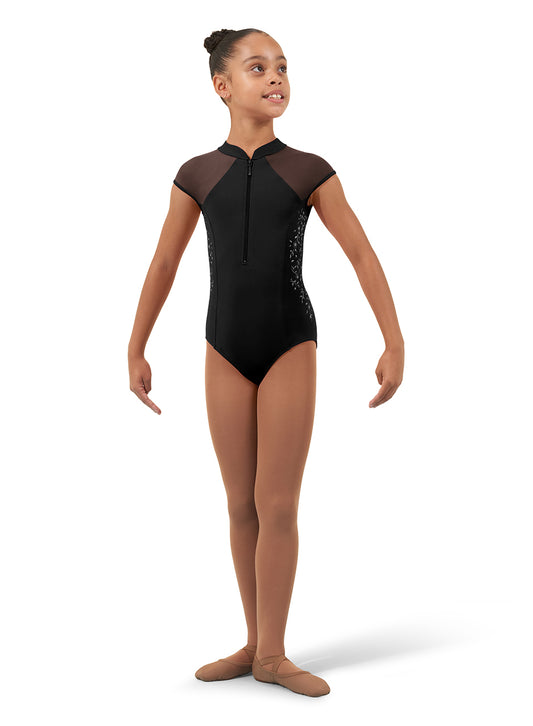 Bloch Flower Vine Zip Front Leotard - CL4632