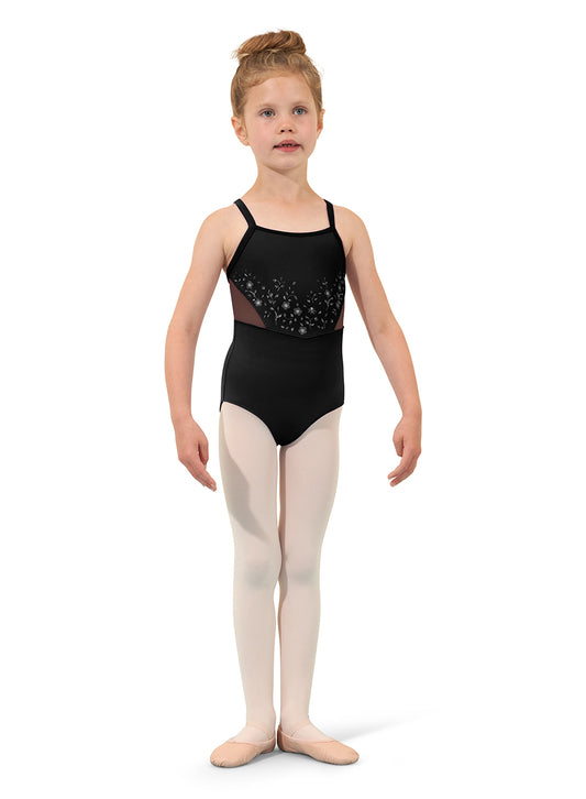Bloch Flower Vine Mesh Leotard - CL4697