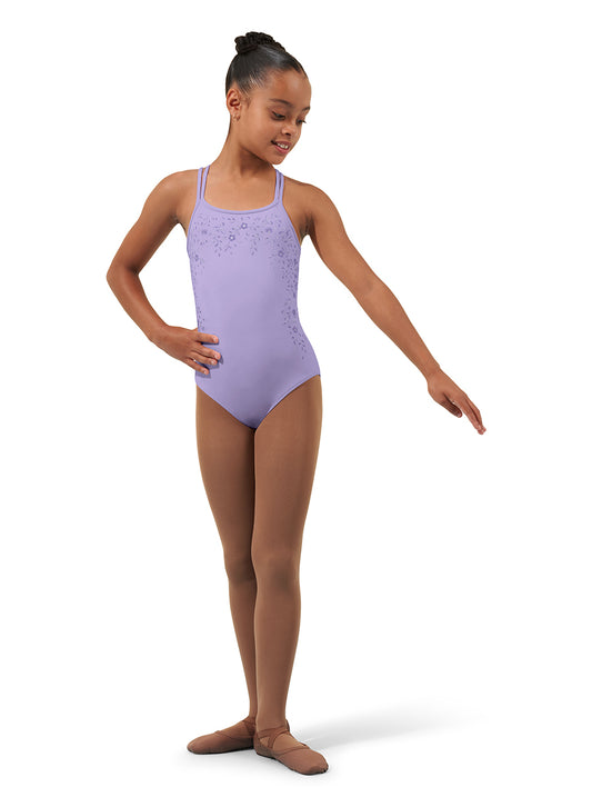 Bloch Flower Vine Cross Back Leotard - CL6697