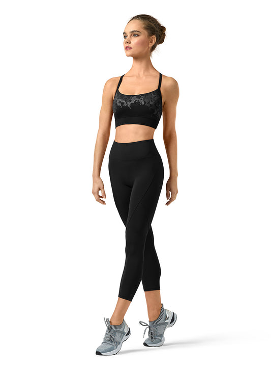 Bloch Camo Mesh Crop Top - Z9347