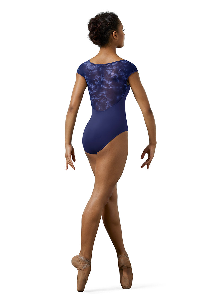 Mirella Boat Neck Watercolor Leotard - M5098LM