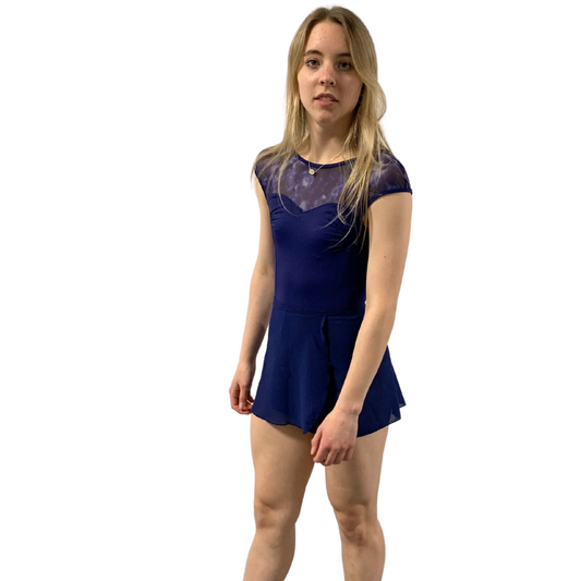 Mirella Boat Neck Watercolor Leotard - M5098LM