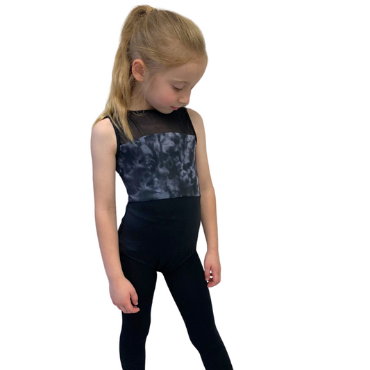 Mirella High Neck Watercolor Leotard - M483C