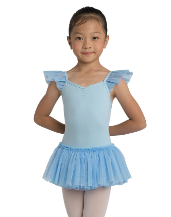 DANZNMOTION Flutter Sleeve Dress - 2462C