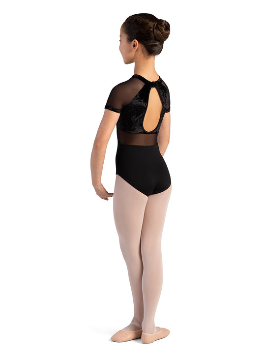Bloch Mock Neck Velvet Leotard - CL4152