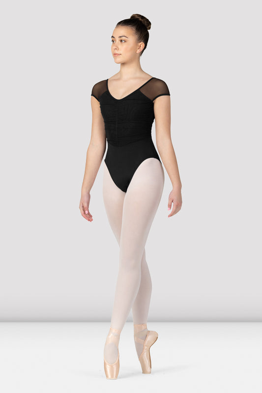 Bloch Ruched Cap Sleeve Leotard - LB5215