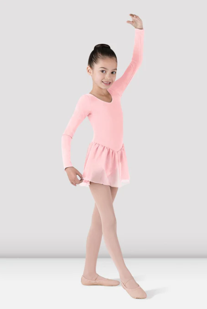 Bloch Long Sleeve Leo with Chiffon Skirt - CL5309
