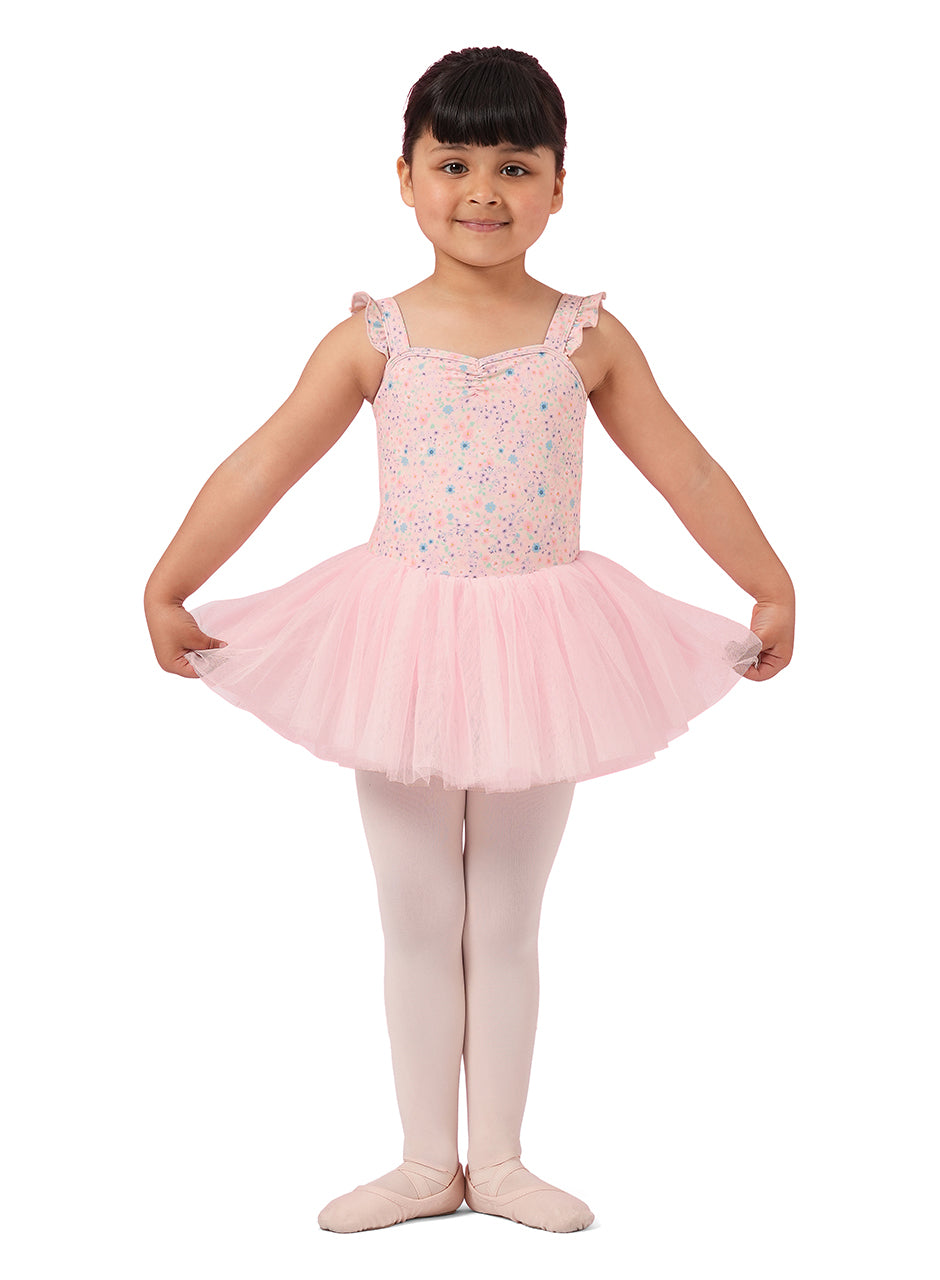 Mirella Floral Cami Tutu Leotard - M1240C
