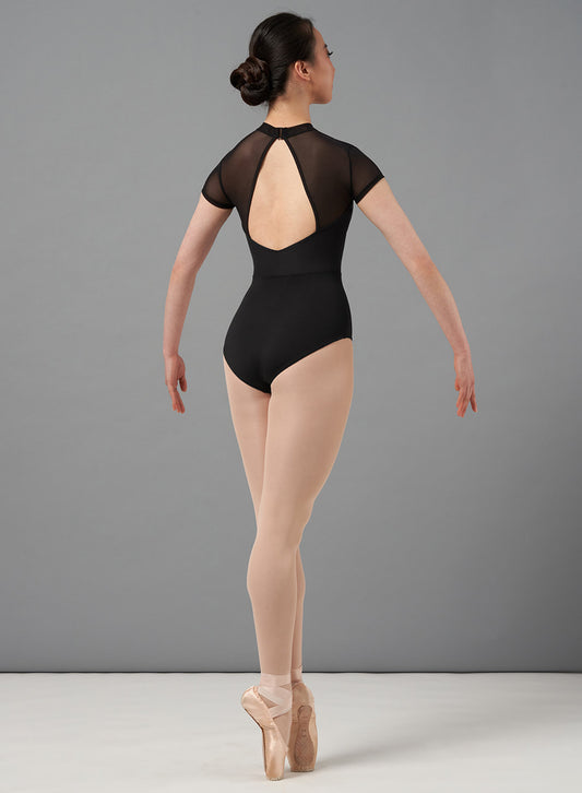 Mirella Chevron Rib Cap Sleeve Leo - M5099LM