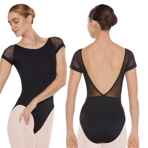 Eurotard Silhouette Mesh Cap Sleeve Leotard - 41420
