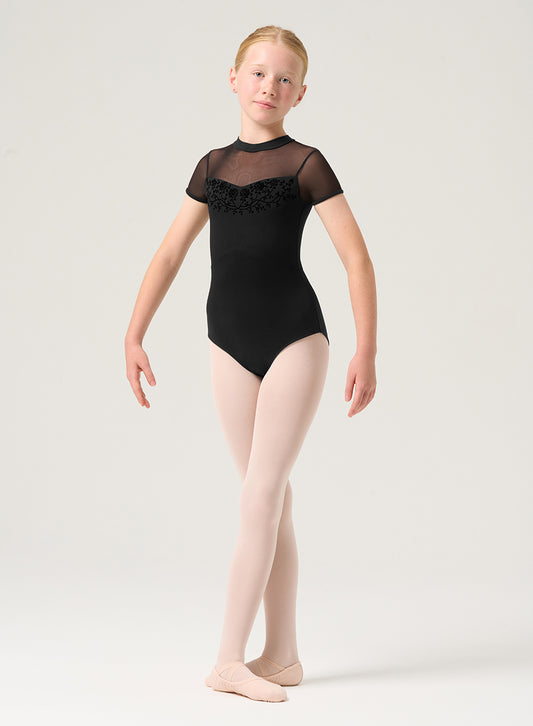 Bloch Mesh Cap Sleeve Leotard - CL0512