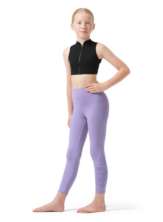 Bloch Zip Front Crop Top - CZ0513