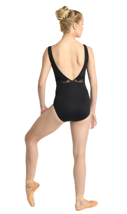 DANZNMOTION Chanel Tank Scallop Lace Leotard - 23128A