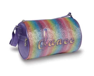 DANZNMOTION  Rainbow Glitter Dance Duffle - B20518