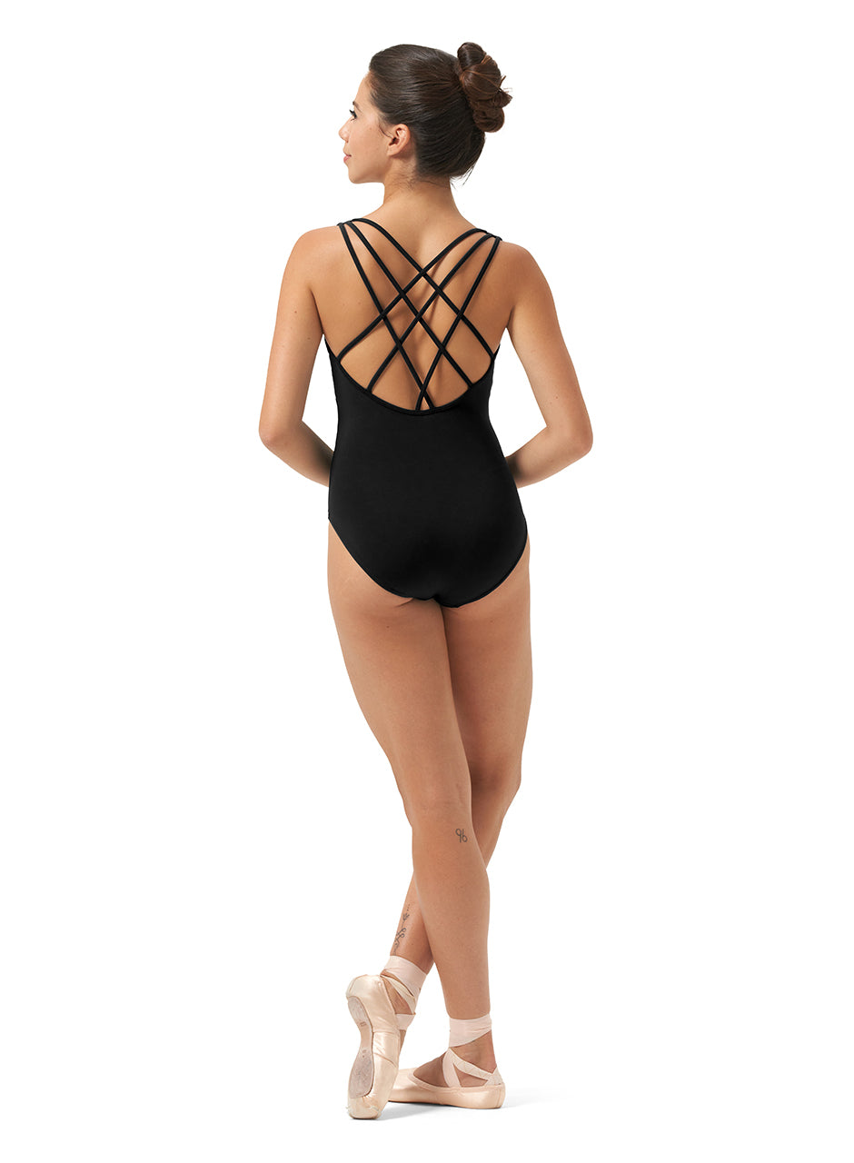 Mirella Strap Back Tank Leotard - M3113LM